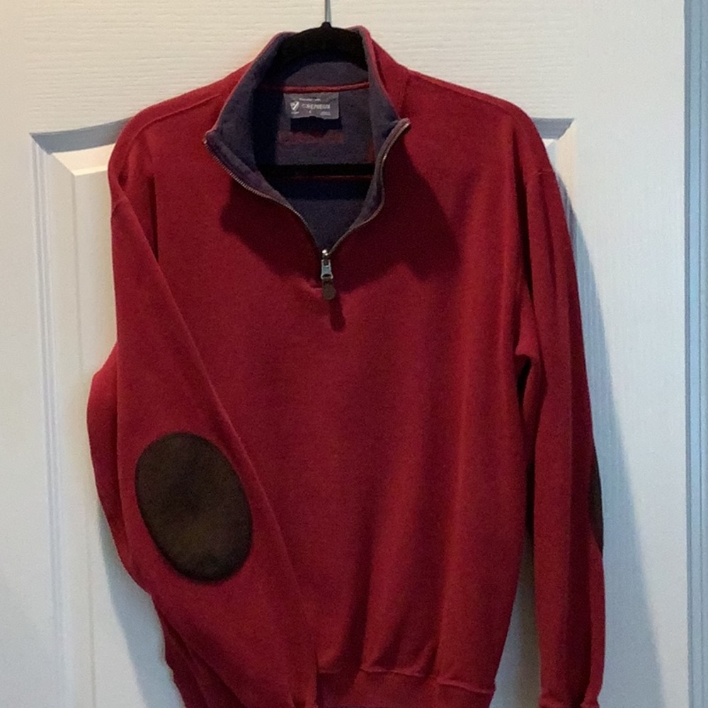 Men’s casual Cremieux zipper front shirt